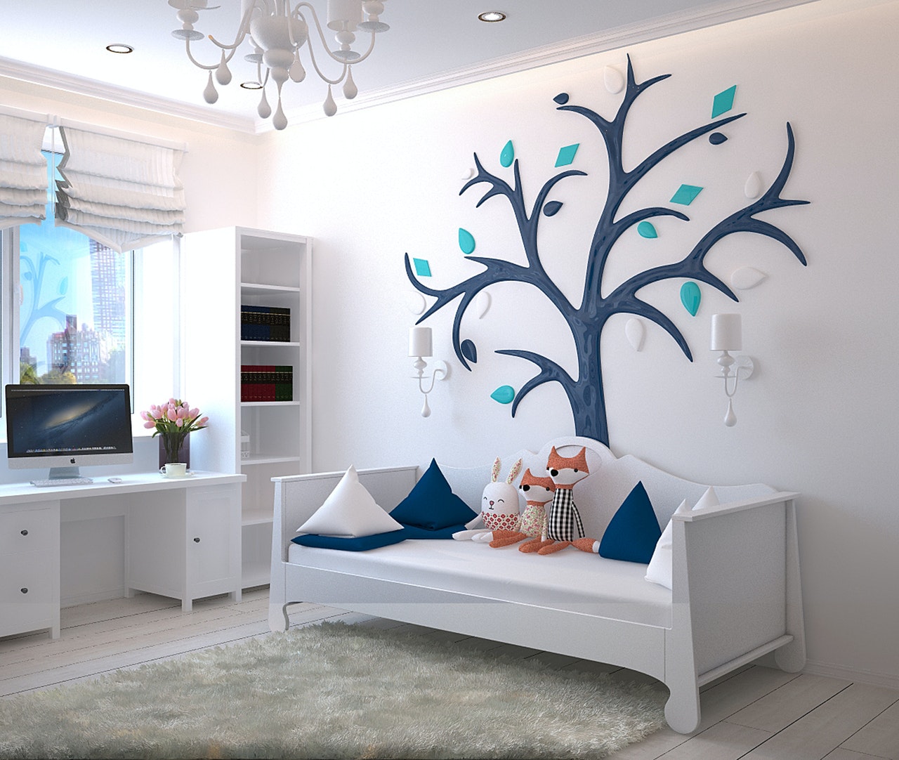 Forest theme in a child’s room – inspirations